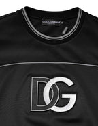 Dolce & Gabbana Black DG Logo Crew Neck Sweatshirt Sweater