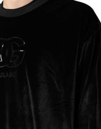 Dolce & Gabbana Black DG Logo Crew Neck Sweatshirt Sweater