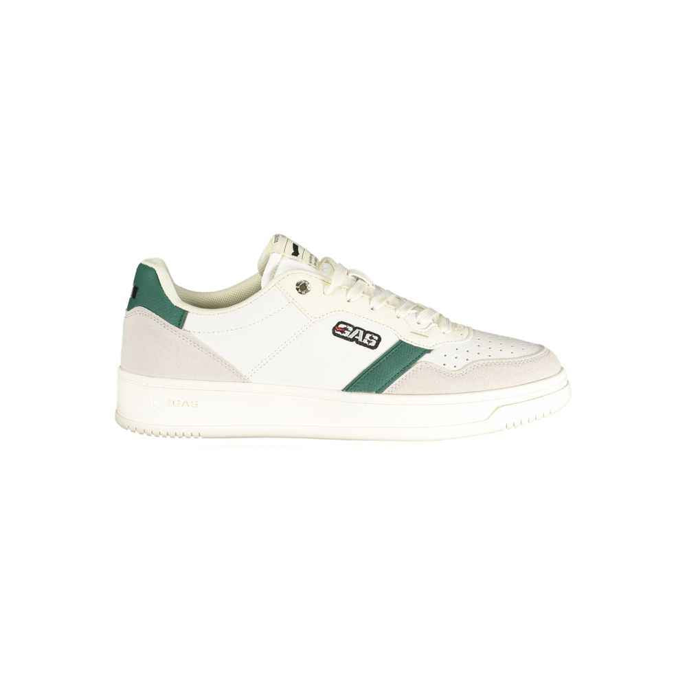Gas Black Polyester Men Sneaker