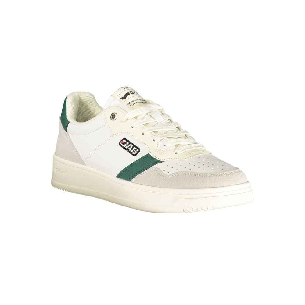 Gas White Polyurethane Men Sneaker