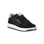 Gas Black Polyurethane Women Sneaker