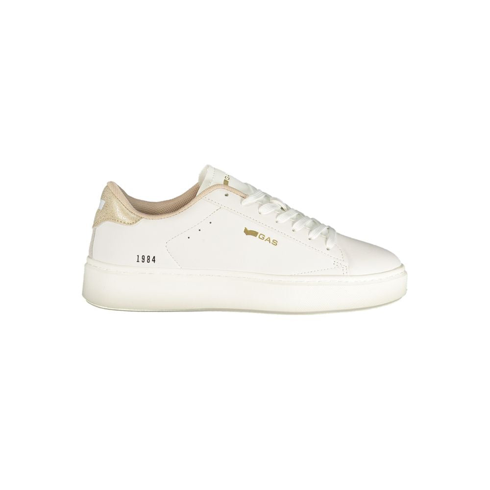 Gas Bianco Polyurethane Women Sneaker