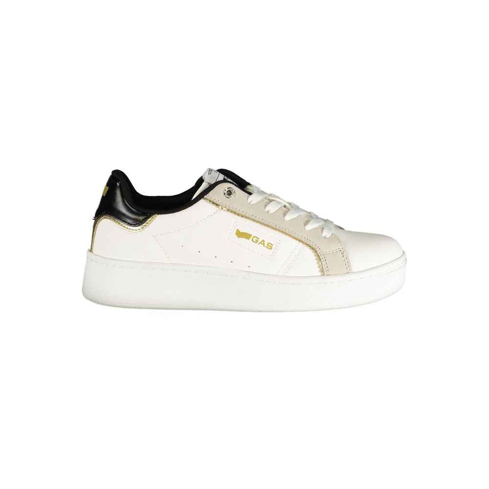 Gas White Polyurethane Women Sneaker