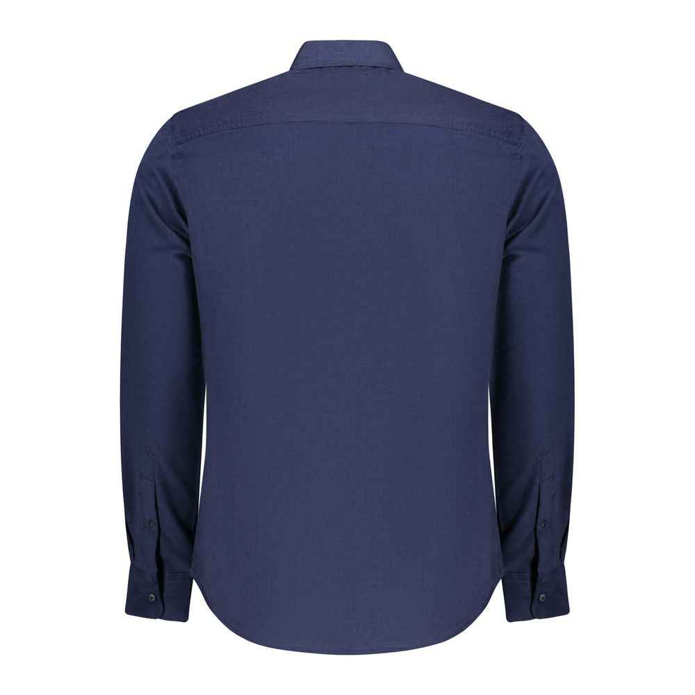 North Sails Blue Cotton Men Shirt