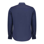 North Sails Blue Cotton Men Shirt
