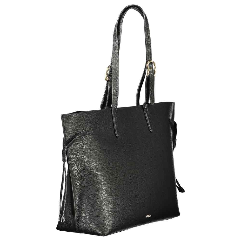 Furla Nero Pelle Women Handbag