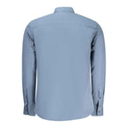North Sails Blue Cotton Men Shirt