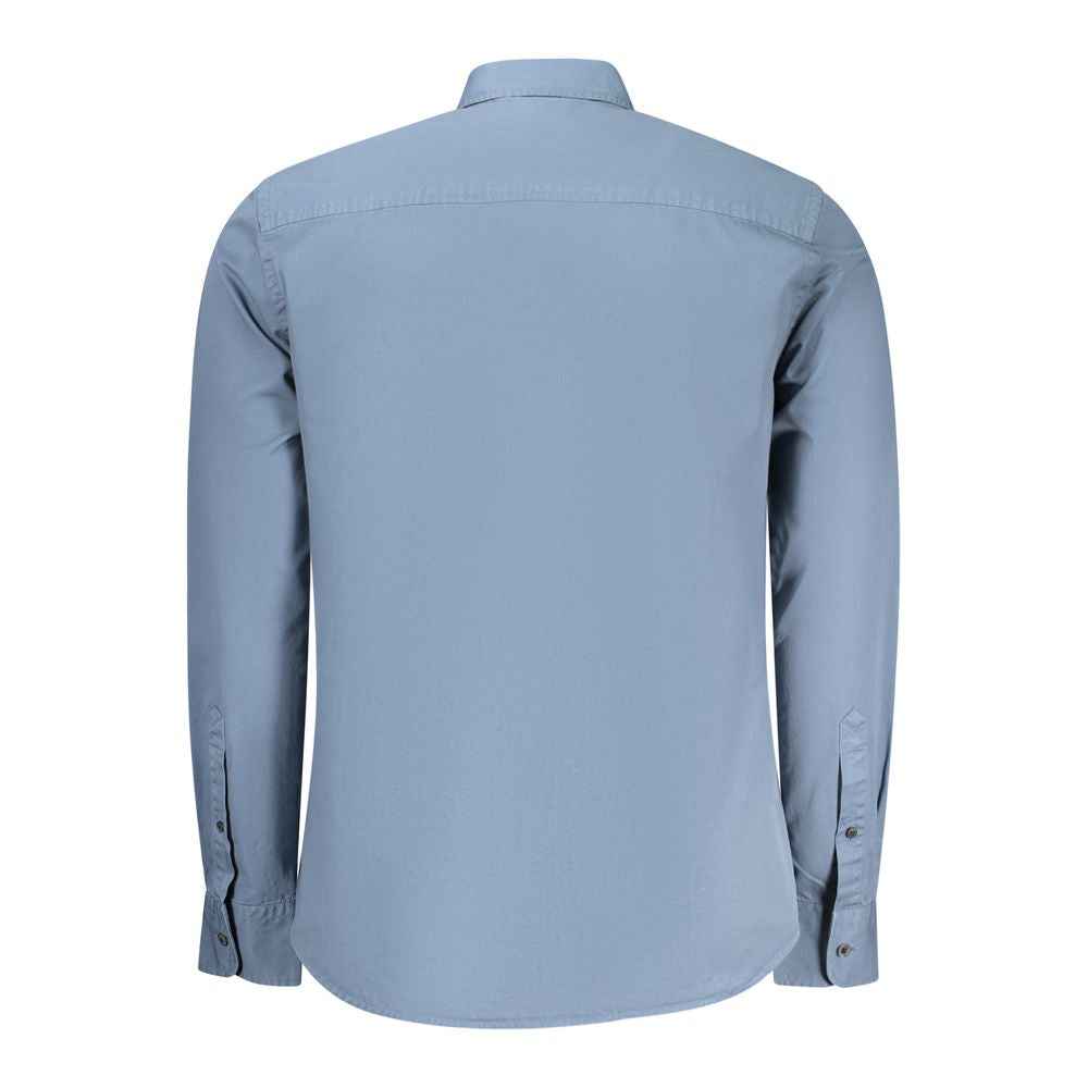 North Sails Blue Cotton Men Shirt
