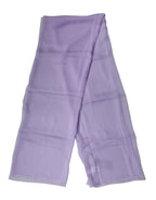 Dolce & Gabbana Purple Stole Silk Neck Wrap Shawl Men Scarf