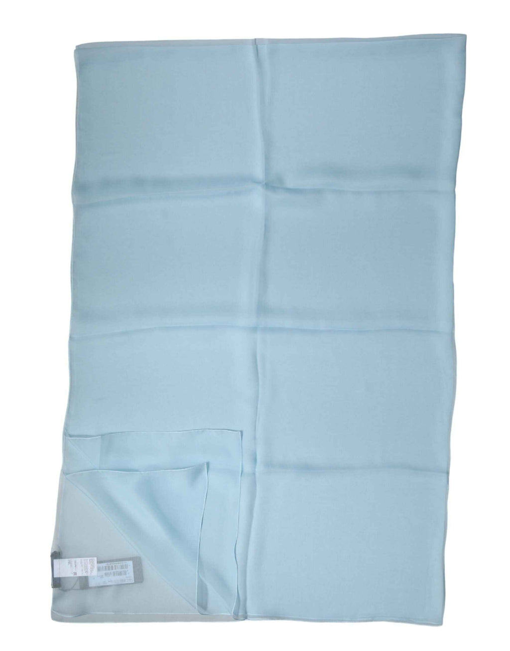 Dolce & Gabbana Light Blue Stole Silk Neck Wrap Shawl Scarf