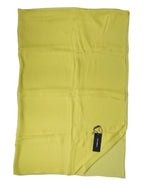 Dolce & Gabbana Yellow Stole Silk Neck Wrap Shawl Men  Scarf
