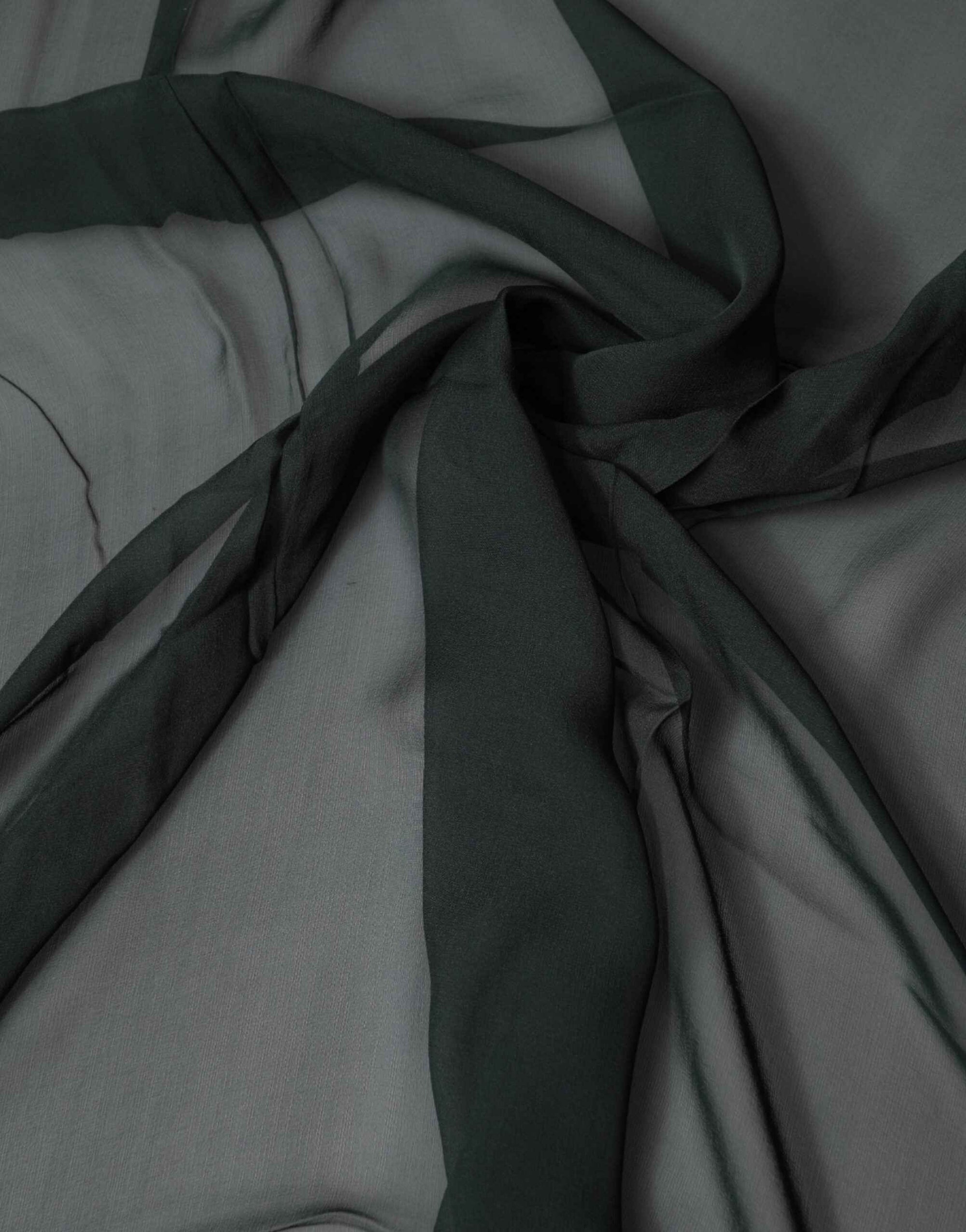 Dolce & Gabbana Dark Green Stole Silk Neck Wrap Shawl  Scarf