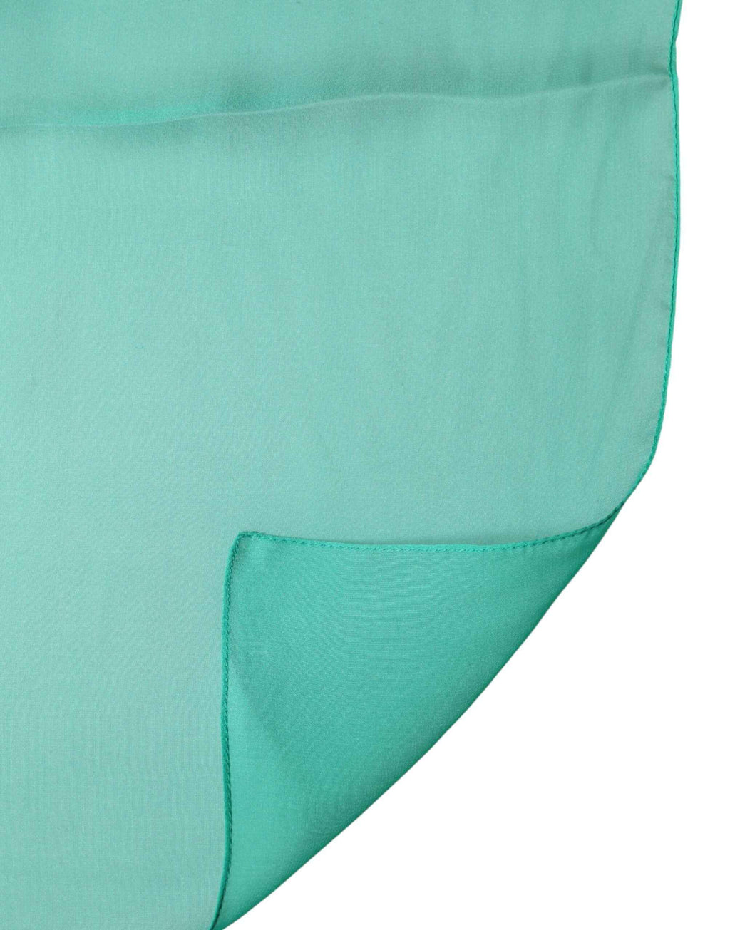 Dolce & Gabbana Green Stole Silk Neck Wrap Shawl Scarf