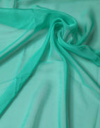 Dolce & Gabbana Green Stole Silk Neck Wrap Shawl Scarf