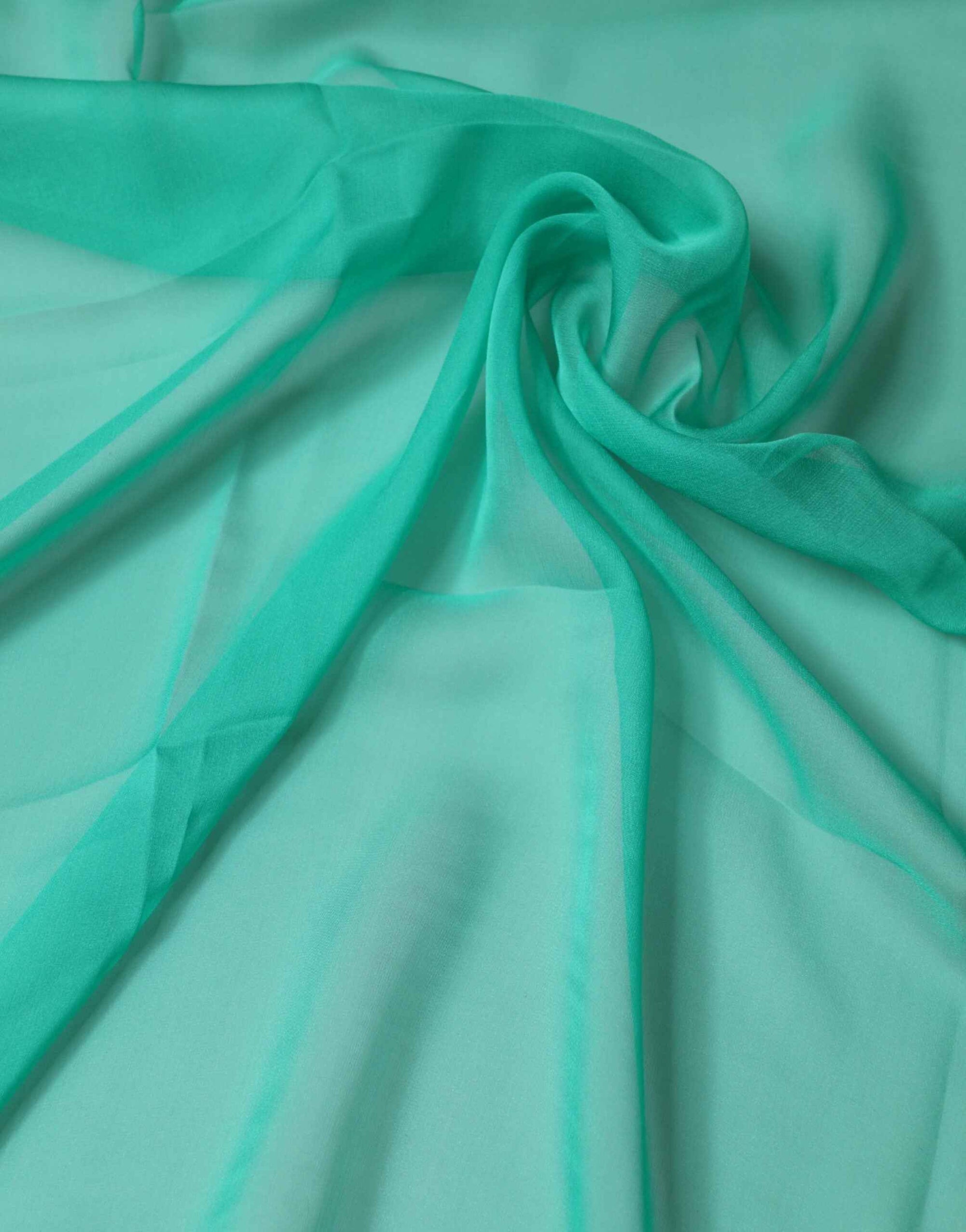 Dolce & Gabbana Green Stole Silk Neck Wrap Shawl Scarf