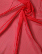 Dolce & Gabbana Red Stole Silk Neck Wrap Shawl Men Scarf
