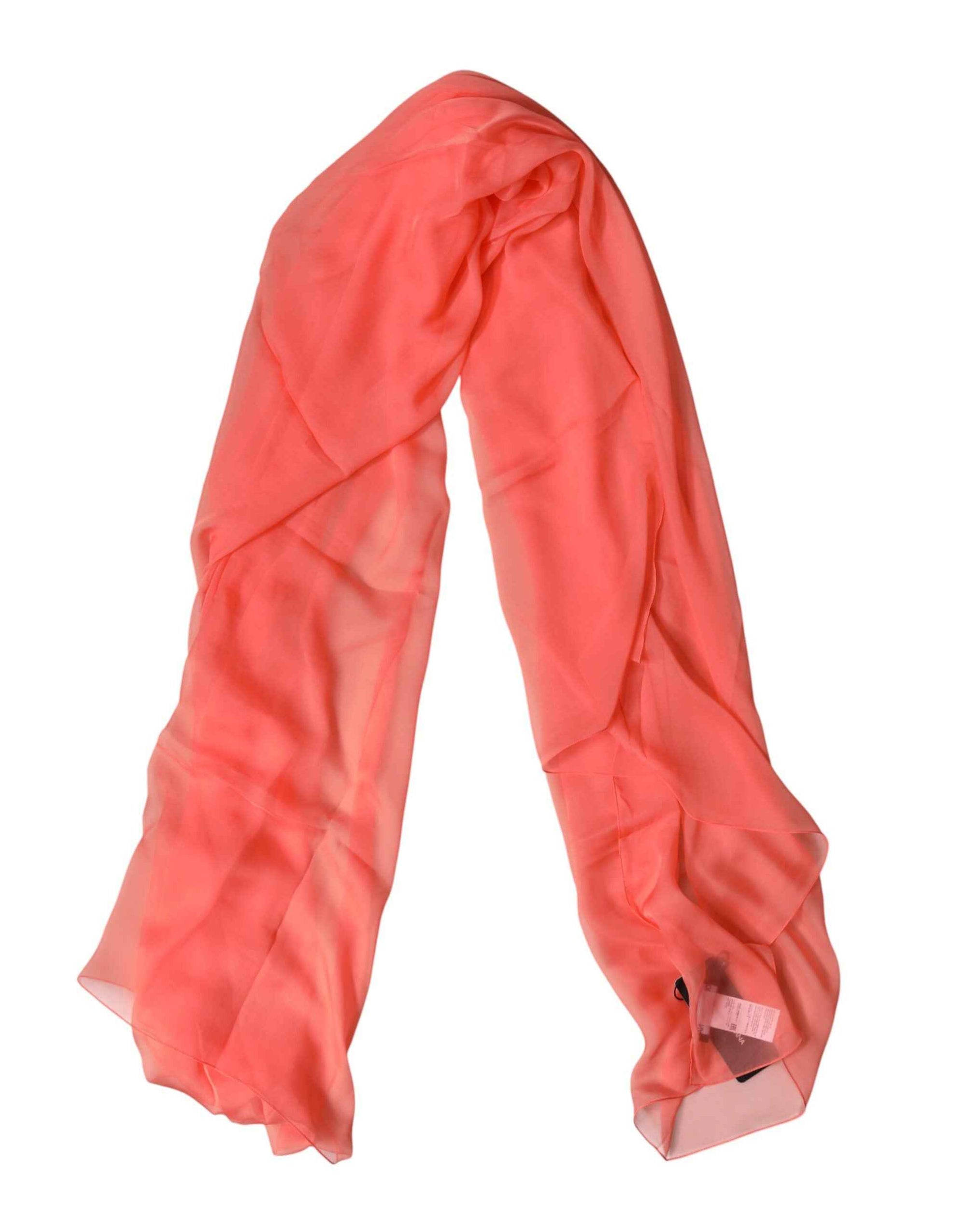 Dolce & Gabbana Light Pink Stole Neck Wrap Shawl Scarf
