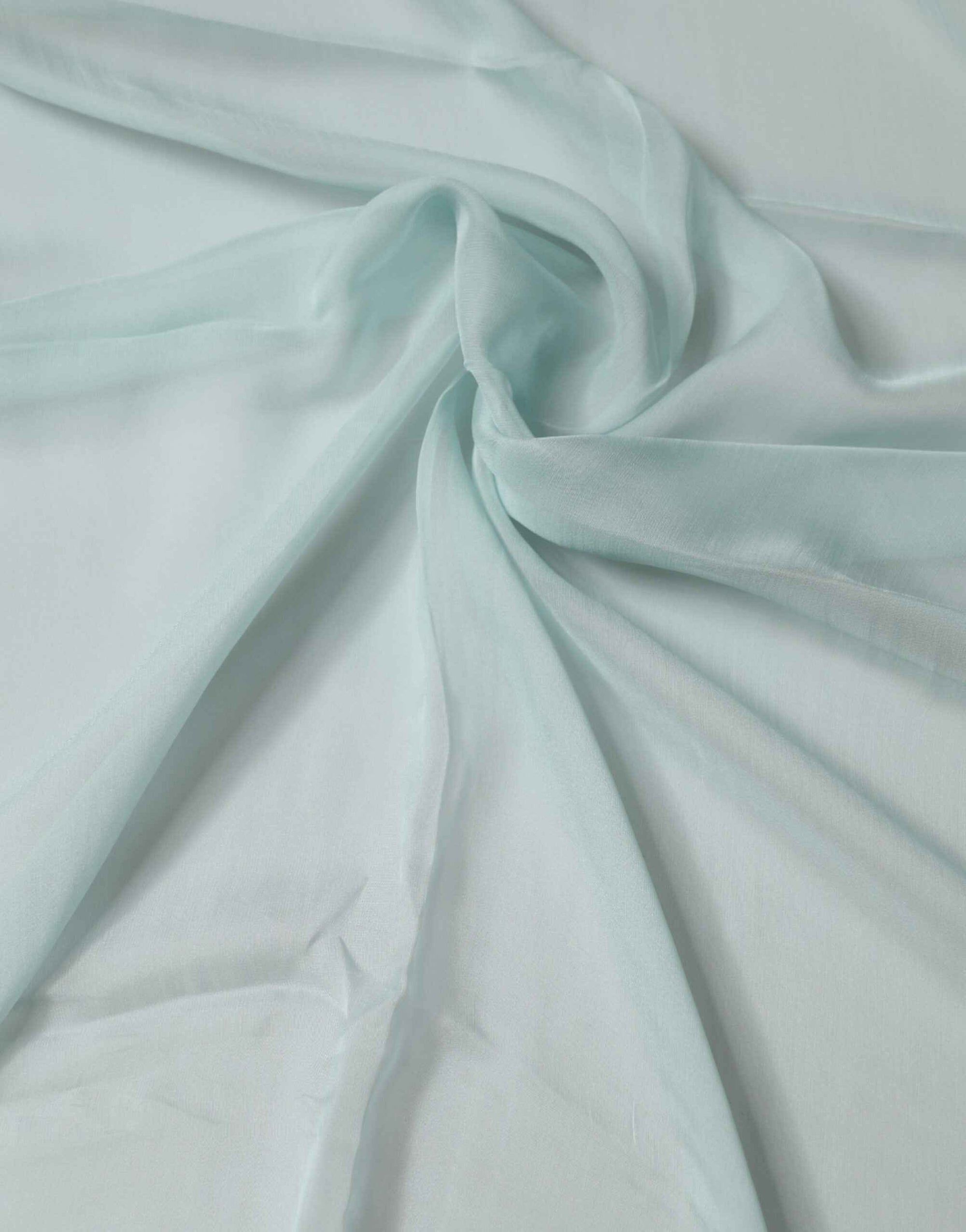 Dolce & Gabbana Light Teal Silk Stole Neck Wrap Shawl  Scarf