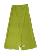 Dolce & Gabbana Green Polyester Stole Neck Wrap Shawl  Scarf