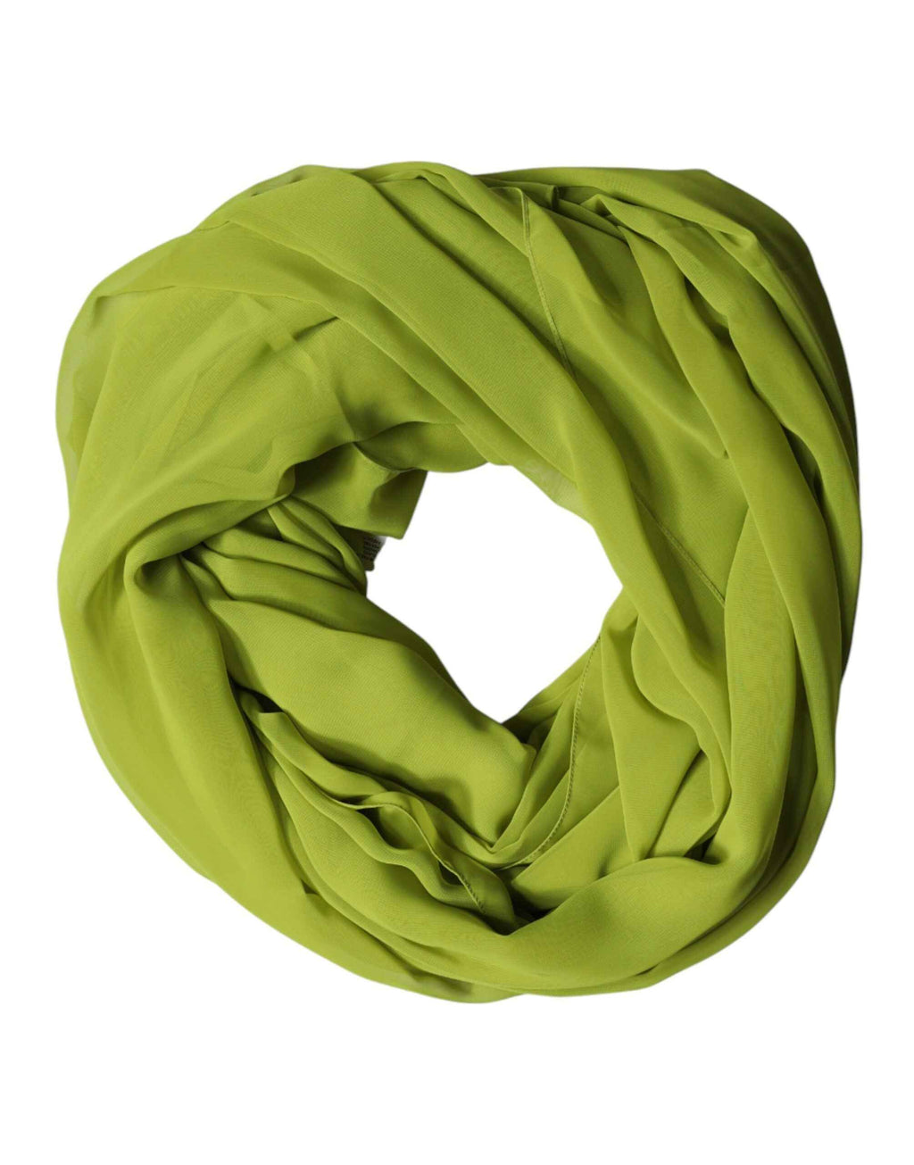 Dolce & Gabbana Green Polyester Stole Neck Wrap Shawl  Scarf