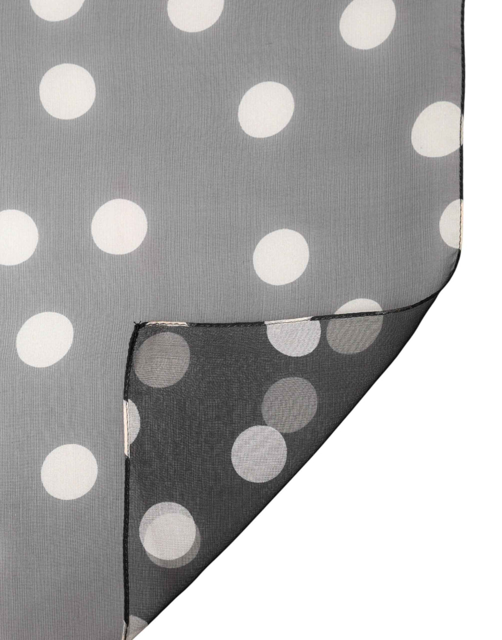 Dolce & Gabbana Black Polka Dot Silk Neck Wrap Shawl 205cm x 137cm Scarf