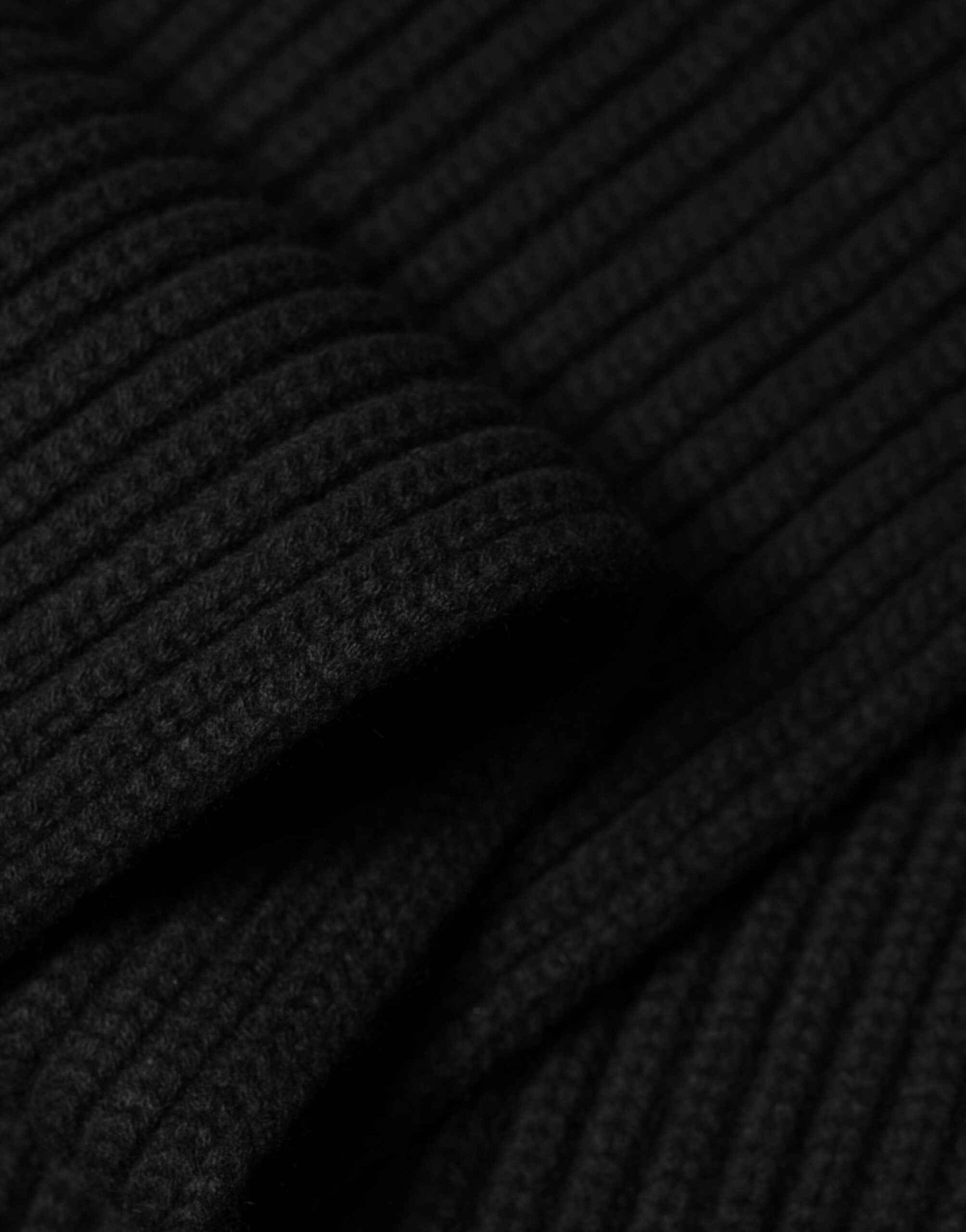 Dolce & Gabbana Black Cashmere Knit Neck Wrap Shawl 202cm x 26cm  Scarf