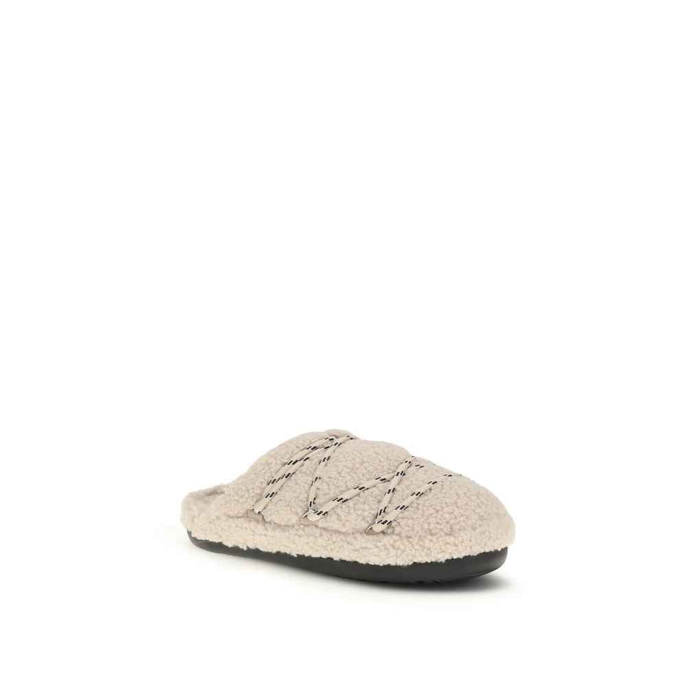 Moon Boot Beige Polyamide Flats