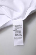 Dolce & Gabbana White Eleganza Cotton Crew Neck Tee T-shirt