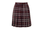 Dolce & Gabbana Bordeaux Wool Mini Skirt