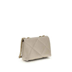 Tory Burch Cream Lamb Ovis Aries Aries Shoulder Bag