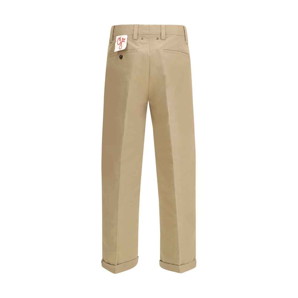 Golden Goose Bicolor Cotton Chino Pants