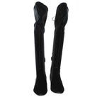 Prada Black Velvet Over The Knee