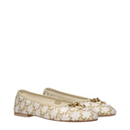Celine White Leather Ballet Flats