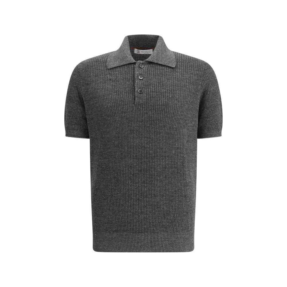 Brunello Cucinelli Gray Cotton Sweatshirt