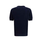 Brunello Cucinelli Blue Linen T-Shirt