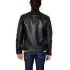 Peuterey Black Lamb Leather Leather Jacket