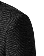 Dolce & Gabbana Gray Wool Blend Long Trench Coat Men Jacket