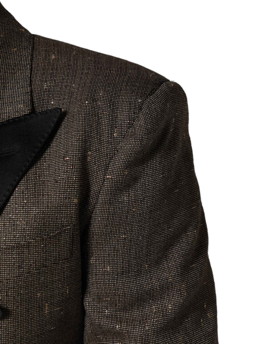 Dolce & Gabbana Gray Double Breasted 2 Button Jacket Blazer