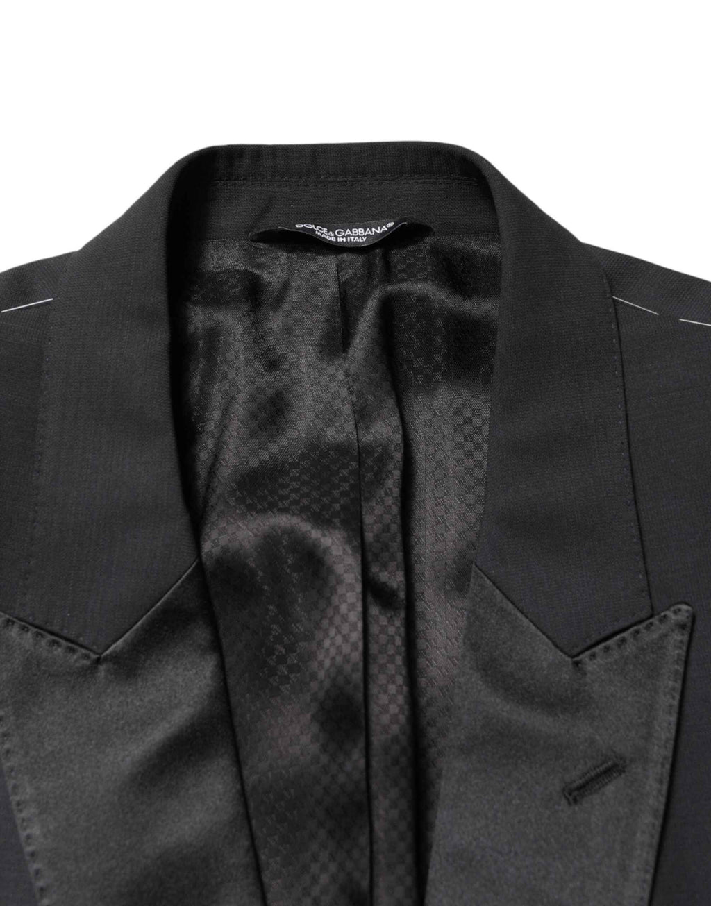 Dolce & Gabbana Black MARTINI Single Breasted Jacket Blazer