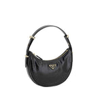 Prada Black Calf Leather Bos Taurus Shoulder Bag
