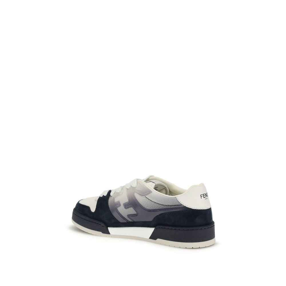 Fendi Multicolor Calf Leather Bos Taurus Low Top Sneakers