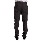 Dolce & Gabbana Black Virgin Wool Two-Piece Suit