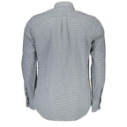 Harmont & Blaine Blue Cotton Pattern Shirt