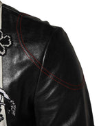 Dolce & Gabbana Multicolor Guns n' Roses Full Zip Men Biker Jacket