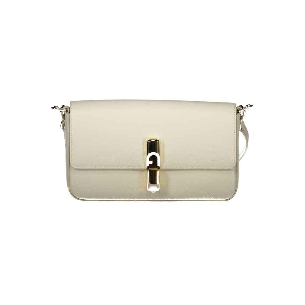 Furla Bianco Pelle Women Handbag