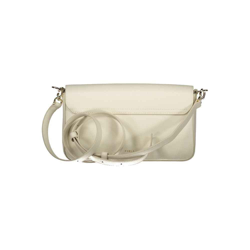 Furla Bianco Pelle Women Handbag
