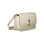 Furla Bianco Pelle Women Handbag