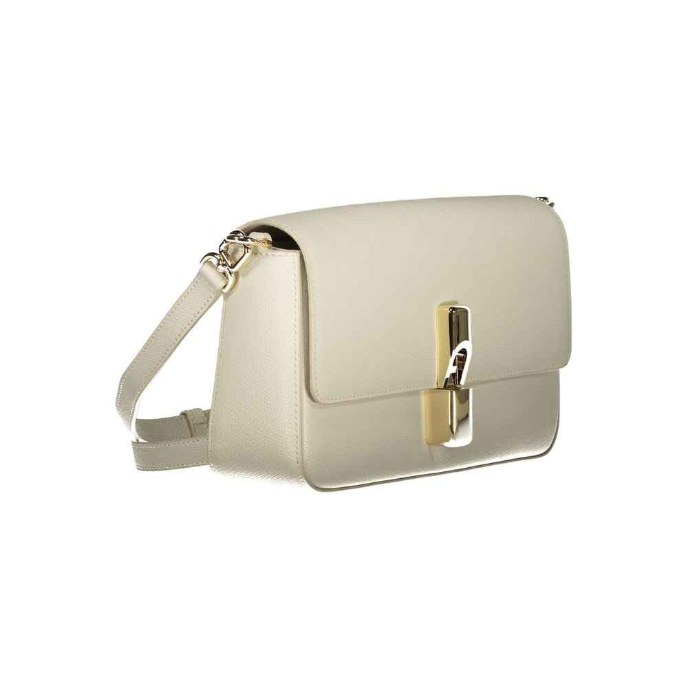 Furla Bianco Pelle Women Handbag