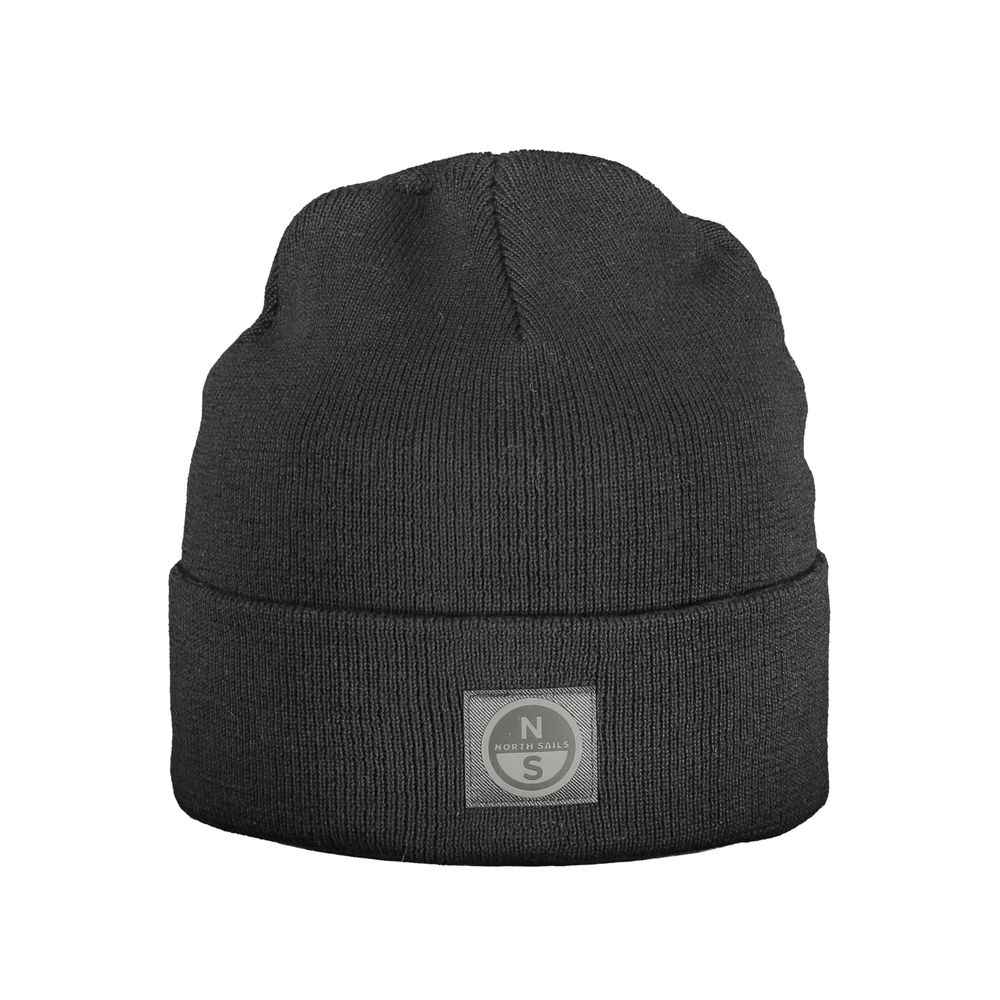 North Sails Black Polyester Men Cap