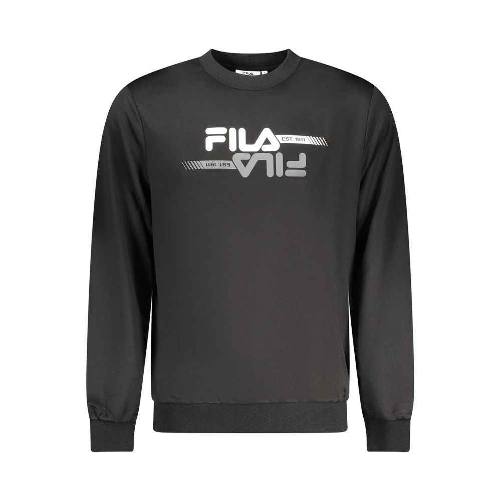 Fila Black Polyester Men Sweatshirt